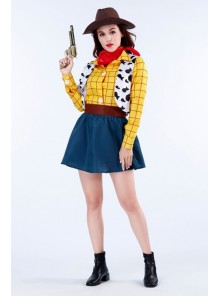 Toy Story 4 Cowboy Sheriff Woody Women's Costume