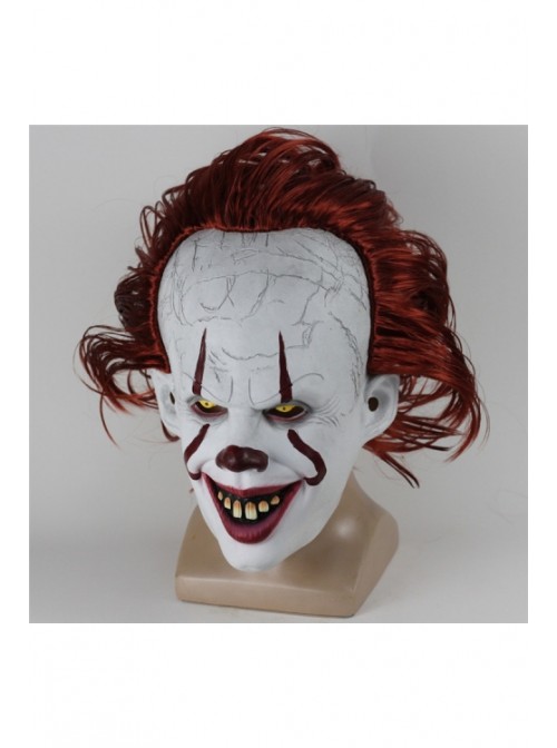 Stephen King's It Clown Headgear  Red Hair