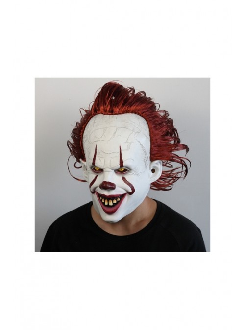 Stephen King's It Clown Headgear  Red Hair