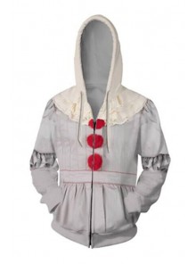 Stephen King's It Pennywise Zip Cardigan Large Size
