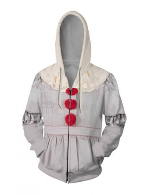 Stephen King's It Pennywise Zip Cardigan Large Size