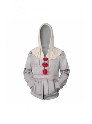 Stephen King's It Pennywise Zip Cardigan Large Size