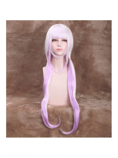 Kobayashi's Dragon Maid Girl Shaking Dragon Kang Na cos Kang Na Kamui gradient purple cos wig