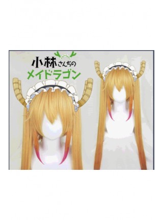 Miss Kobayashi's Dragon Maid Sister Shaking Dragon Thor cosplay Wig Long Straight Hair Anime