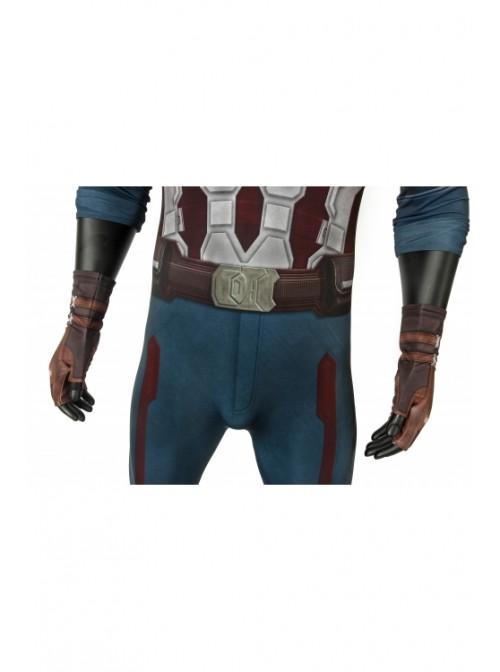 Avengers 3 Infinity War Captain America Steve Rogers Costume Halloween Superhero Cosplay Printing Bodysuit Male