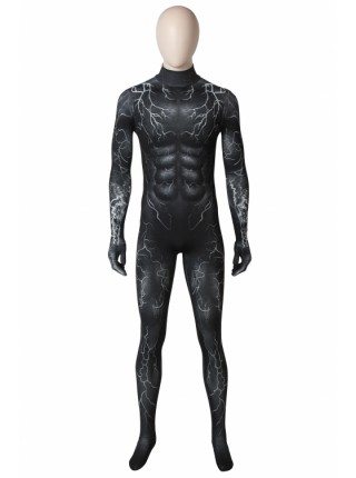 Movies Venom Eddie Brock Full Body Costume Halloween Cosplay Bodysuit Costume Male