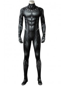 Black Panther T'Challa Halloween Cosplay Male Costume 3D Printing Bodysuit Superhero Costume