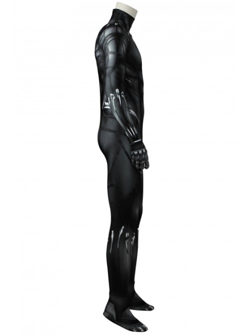 Black Panther T'Challa Halloween Cosplay Male Costume 3D Printing Bodysuit Superhero Costume