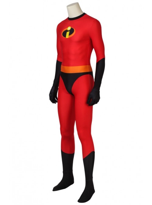 The Incredibles 2 Mr. Incredible Bob Parr Printing Bodysuit Set Halloween Animation Cosplay Costume