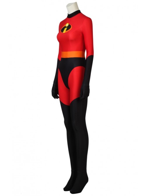 The Incredibles 2 Elastigirl Helen Parr Printing Bodysuit Set Halloween Animation Cosplay Costume Female