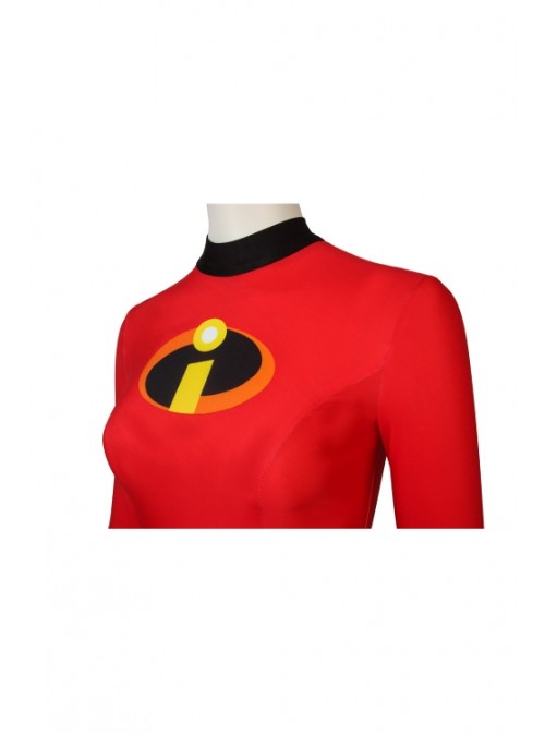 The Incredibles 2 Elastigirl Helen Parr Printing Bodysuit Set Halloween Animation Cosplay Costume Female