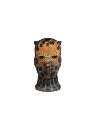 Black Panther Erik Killmonger Printing Bodysuit Halloween Cosplay Leopard Costume Male