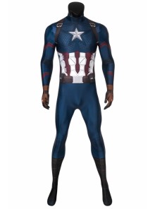 Avengers: Endgame Steve Rogers Captain America Cosplay Superhero Costume Male