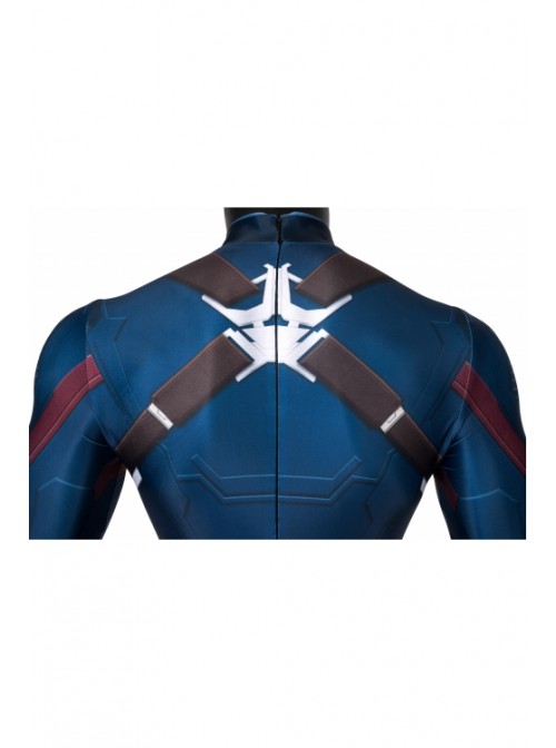 Avengers: Endgame Steve Rogers Captain America Cosplay Superhero Costume Male