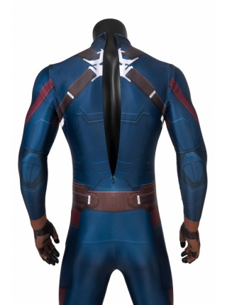 Avengers: Endgame Steve Rogers Captain America Cosplay Superhero Costume Male