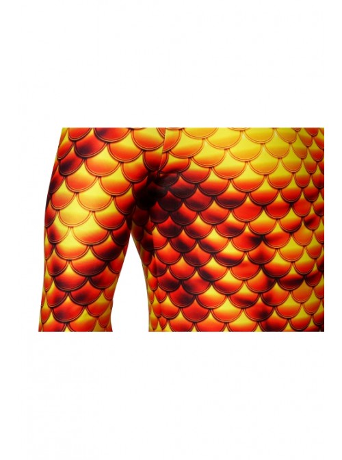 Movie Aquaman Arthur Curry Polyester Printing Version Bodysuit Halloween Cosplay Costume Male