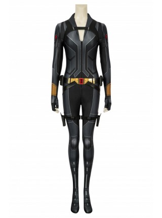 Black Widow Natasha Romanoff Bodysuit Set Black Uniform Halloween Cosplay Costume Female