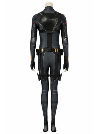 Black Widow Natasha Romanoff Bodysuit Set Black Uniform Halloween Cosplay Costume Female
