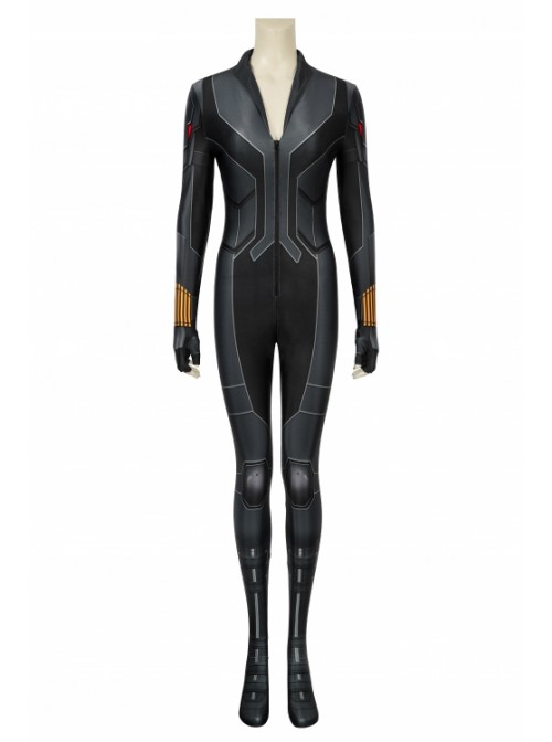 Black Widow Natasha Romanoff Bodysuit Set Black Uniform Halloween Cosplay Costume Female