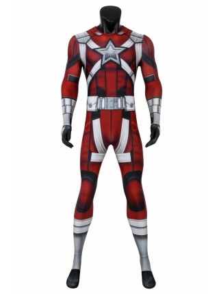 Black Widow Red Guardian Bodysuit Halloween Cosplay Costume