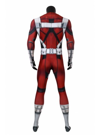 Black Widow Red Guardian Bodysuit Halloween Cosplay Costume