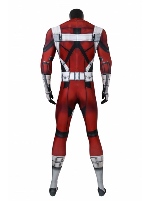 Black Widow Red Guardian Bodysuit Halloween Cosplay Costume