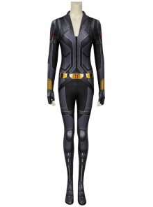 Black Widow Independent Film Black Uniform Natasha Romanoff Printing Version Bodysuit Halloween Cosplay Costume