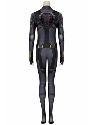 Black Widow Independent Film Black Uniform Natasha Romanoff Printing Version Bodysuit Halloween Cosplay Costume