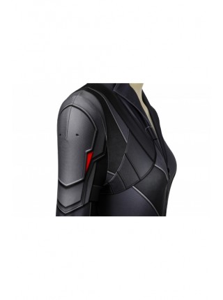 Black Widow Independent Film Black Uniform Natasha Romanoff Printing Version Bodysuit Halloween Cosplay Costume