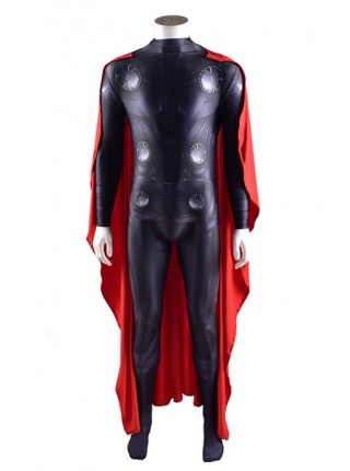 Avengers 4: Endgame Thor Halloween Tights and Cape Men's Costume