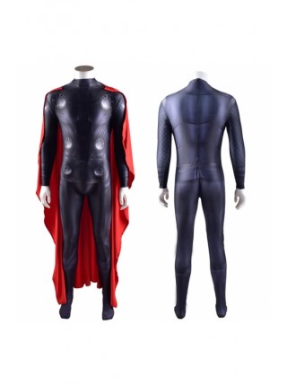 Avengers 4: Endgame Thor Halloween Tights and Cape Men's Costume