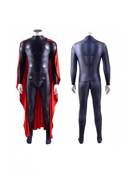 Avengers 4: Endgame Thor Halloween Tights and Cape Men's Costume