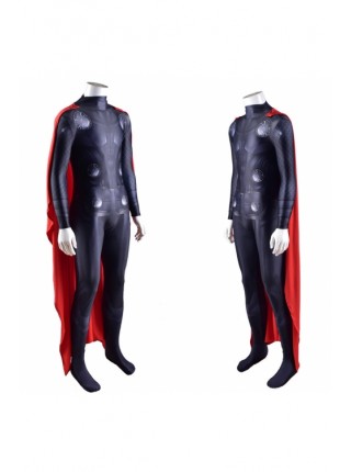 Avengers 4: Endgame Thor Halloween Tights and Cape Men's Costume