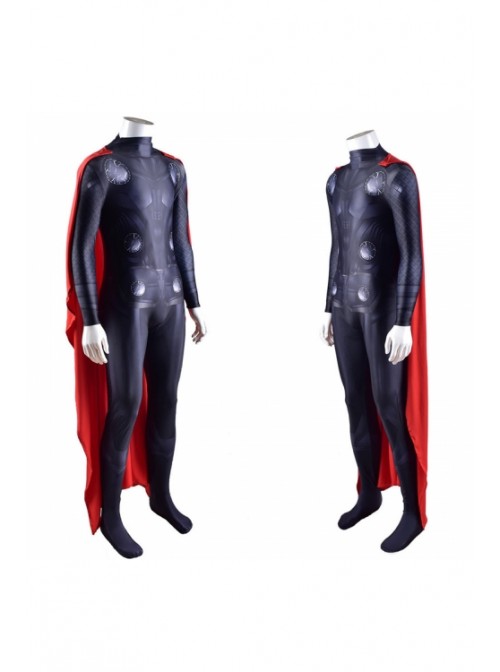 Avengers 4: Endgame Thor Halloween Tights and Cape Men's Costume