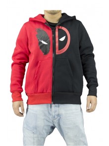 Deadpool Zipper Hoodie Movie Characters Same Superhero Peripheral Jacket Ouma Large Size Zipper sweater