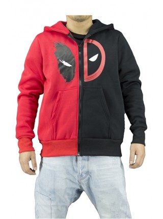 Deadpool Zipper Hoodie Movie Characters Same Superhero Peripheral Jacket Ouma Large Size Zipper sweater