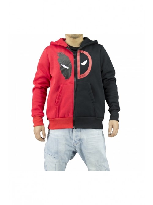 Deadpool Zipper Hoodie Movie Characters Same Superhero Peripheral Jacket Ouma Large Size Zipper sweater