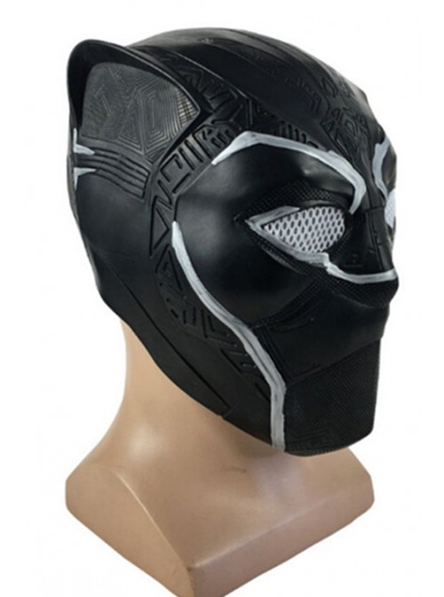 Black Panther new latex mask Captain America 3 Civil War Black Panther cosplay helmet Halloween props headgear