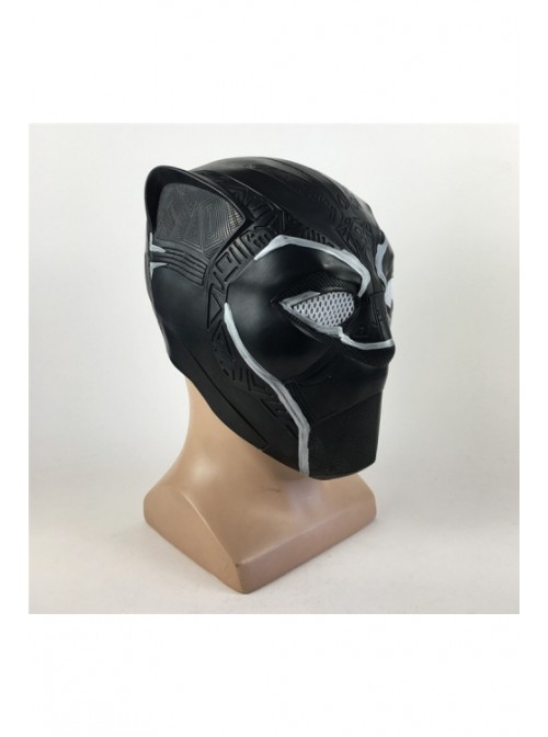 Black Panther new latex mask Captain America 3 Civil War Black Panther cosplay helmet Halloween props headgear