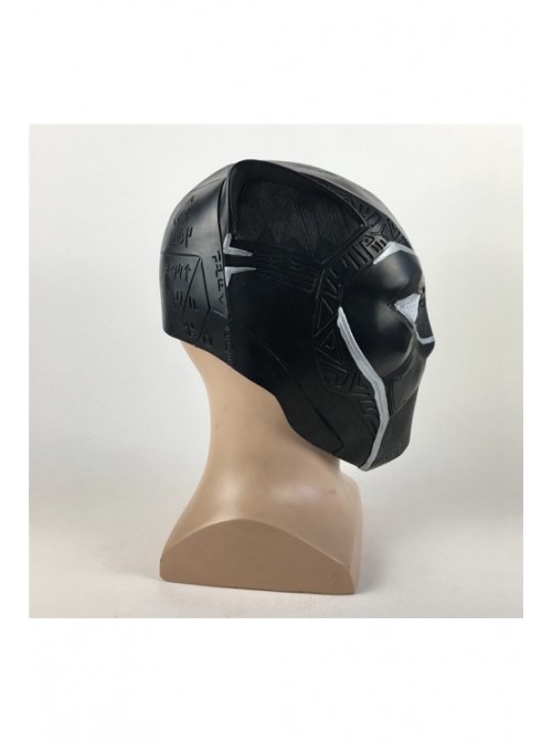 Black Panther new latex mask Captain America 3 Civil War Black Panther cosplay helmet Halloween props headgear