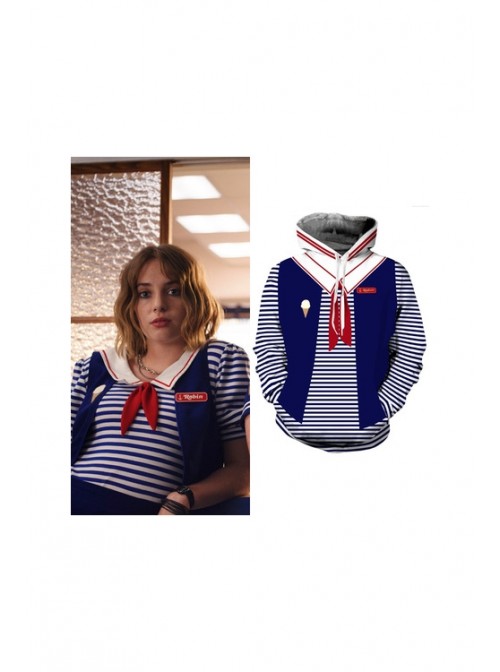 Stranger Things 3 Stranger Things anime cospaly peripheral sweater jacket Dustin the same paragraph