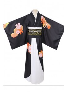 Demon Slayer Ghost dance Tsuji no misfortune women's gangster kimono