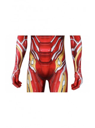 Avengers: Infinity War Iron Man Tony Stark Nanotech Suit Costume Halloween Cosplay Bodysuit