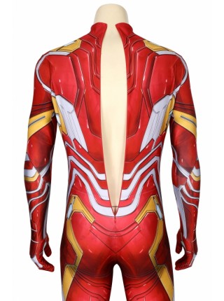 Avengers: Infinity War Iron Man Tony Stark Nanotech Suit Costume Halloween Cosplay Bodysuit