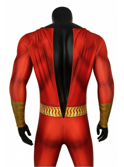 Shazam! Billy Costume Halloween Cosplay Bodysuit With Cloak