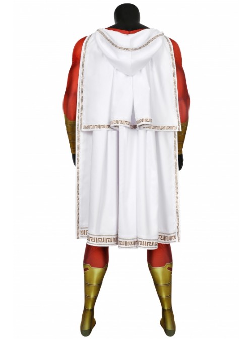 Shazam! Billy Costume Halloween Cosplay Bodysuit With Cloak