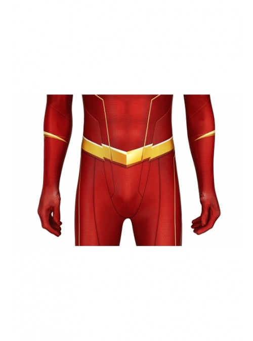 The Flash Season 6 Barry Allen Bodysuit Halloween Cosplay Costume