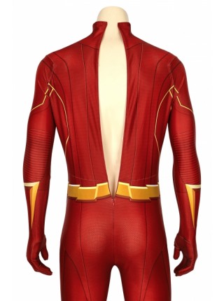 The Flash Season 6 Barry Allen Bodysuit Halloween Cosplay Costume