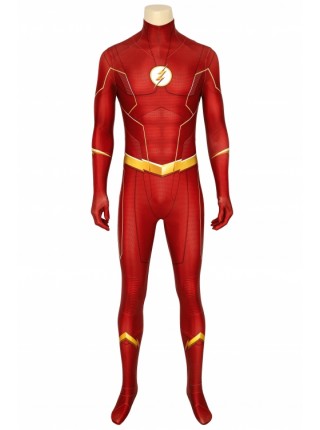 The Flash Season 6 Barry Allen Bodysuit Halloween Cosplay Costume