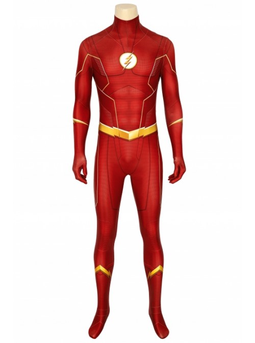 The Flash Season 6 Barry Allen Bodysuit Halloween Cosplay Costume